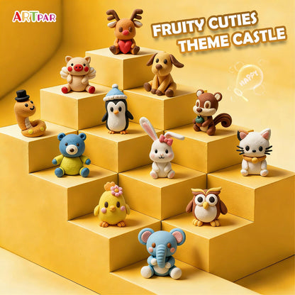 ARTPAR Air Dry Clay Kits for Kids-Modeling Magic Clay,12 animals kit