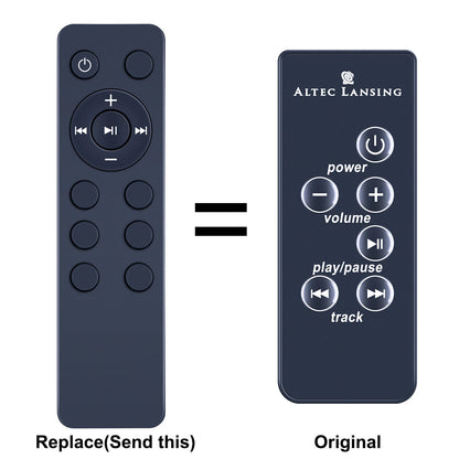 Replacement Remote Control For Altec Lansing inMotion iM3 Portable Audio System