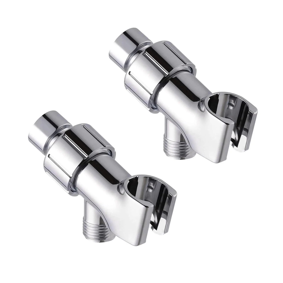 Plastic Shower Arm Bracket with 360° Swivel Joint, Easy Install, 2-Pack Sets