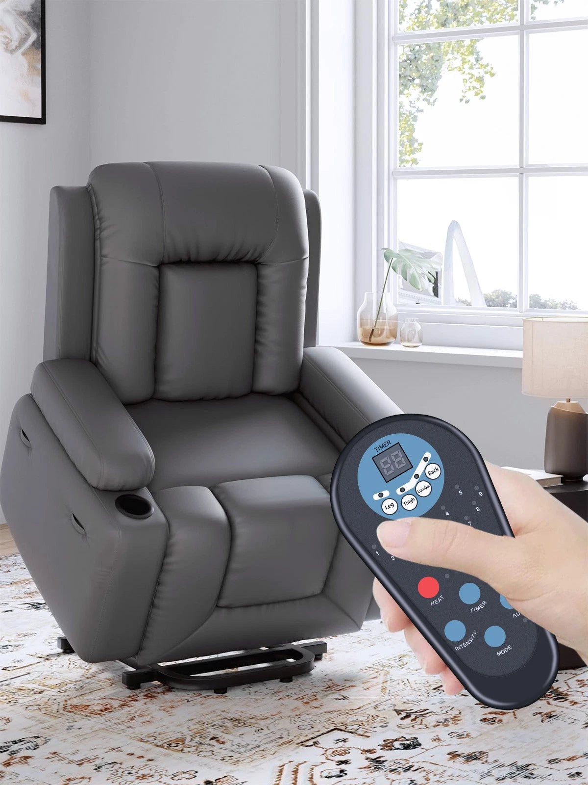 Remote Control For Relaxzen Longstreet Rocker Recliner 8 Pin Female Plug