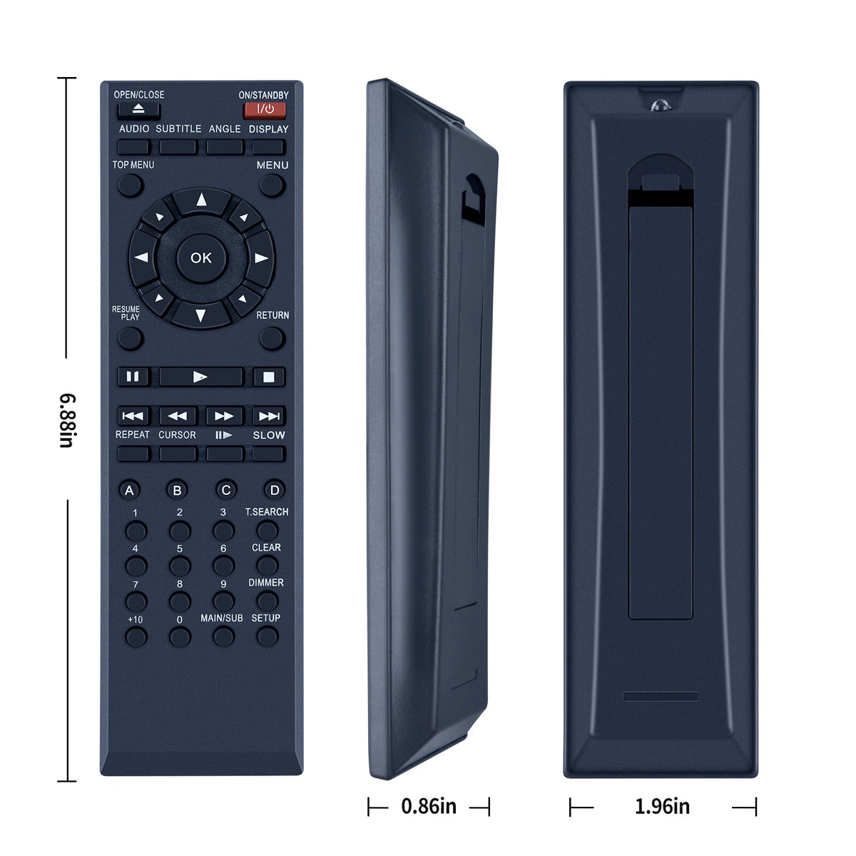 SE-R0285 Remote Control For Toshiba HD DVD PLAYER HD-A3KU HD-A3KC HD-A30 HD-A30K