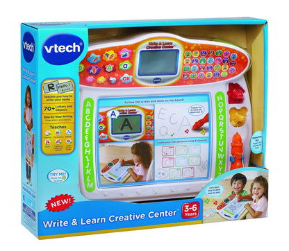 VTech Write and Learn Creative Center, White 12"W x 14.4"H,