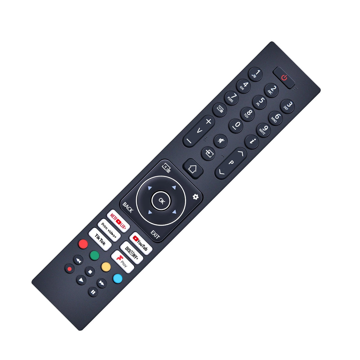 Replace Remote Control For Bush Smart Ful HD HDR TV ELED32FHDSDVD