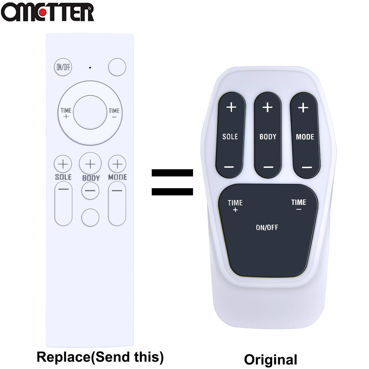 Remote Control For OSITO EMS Foot Massager AST-003J
