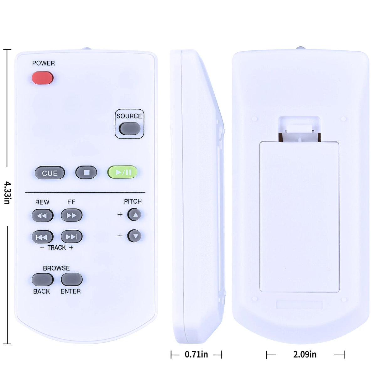 RC-1176 Remote Control For Denon DVD Audio DN500C