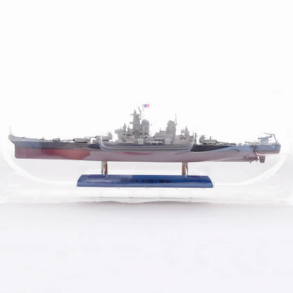 Alloy 1/1000 Scale WWII USS  Jersey BB-62 Battleship Model Gifts Collection