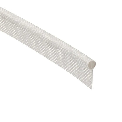 3 Metres Awning Rail Piping 8mm, Double Flap 3 (Length only), White