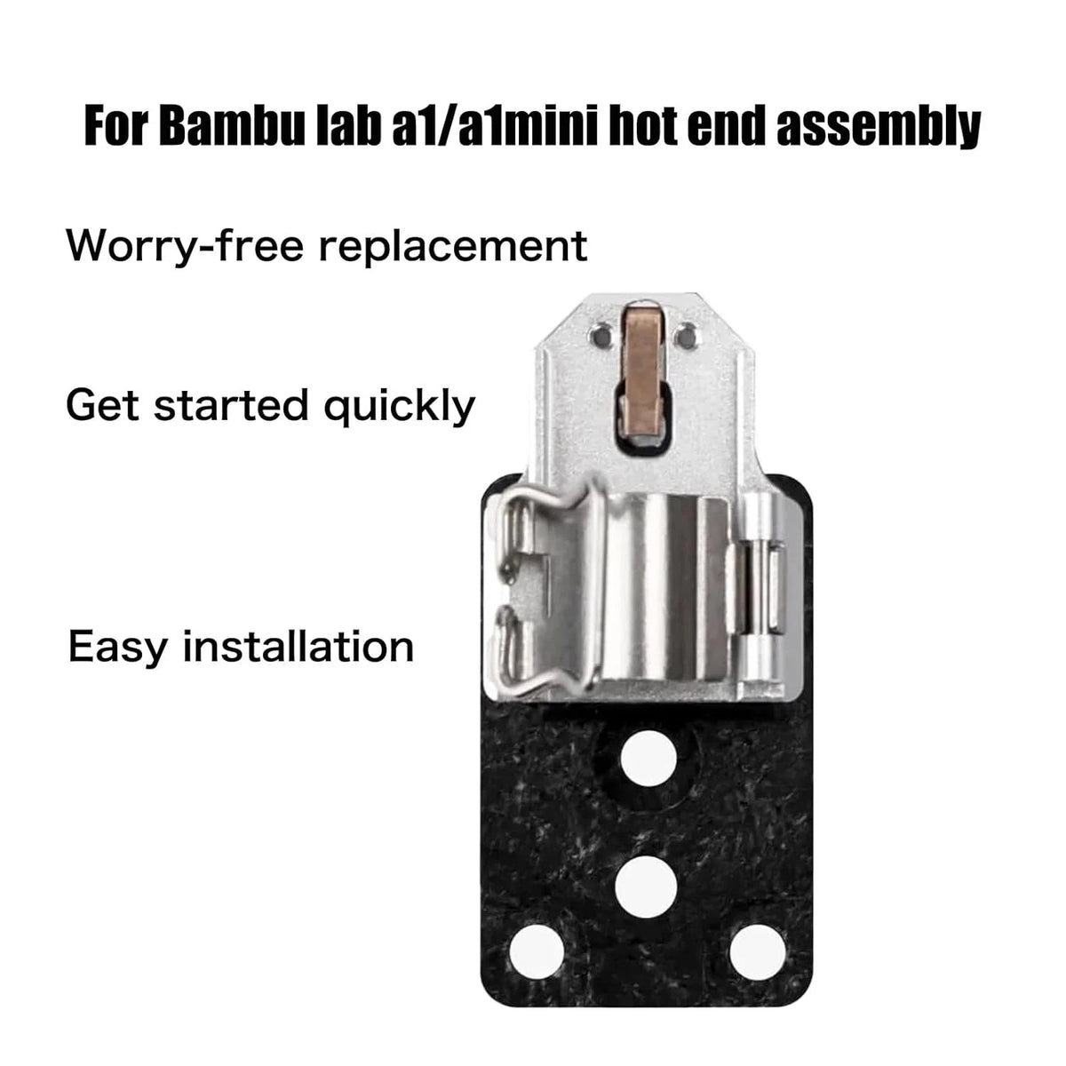 Hotend Heating Assembly Up to 390℃ for Bambu Lab A1/A1 Mini 3D Printer...