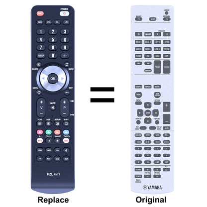 RAS9 ZH44540 Replace Remote Control For Yamaha R-N500 Audio Network Receiver