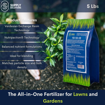 Supply Solutions 10-10-10 Complete Lawn & Garden Granular Fertilizer 5 Pounds