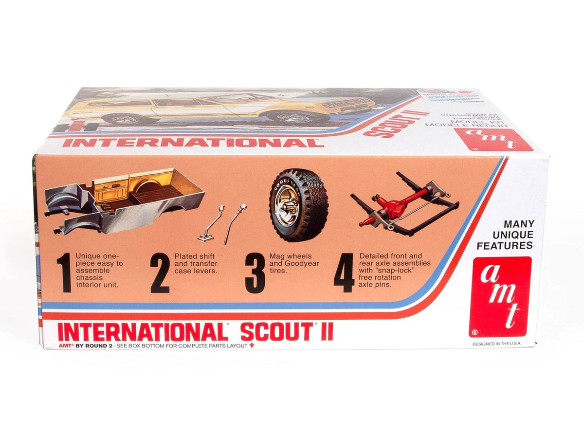 AMT 1977 International Harvester Scout II 1:25 Scale miniature, Clear,Yellow