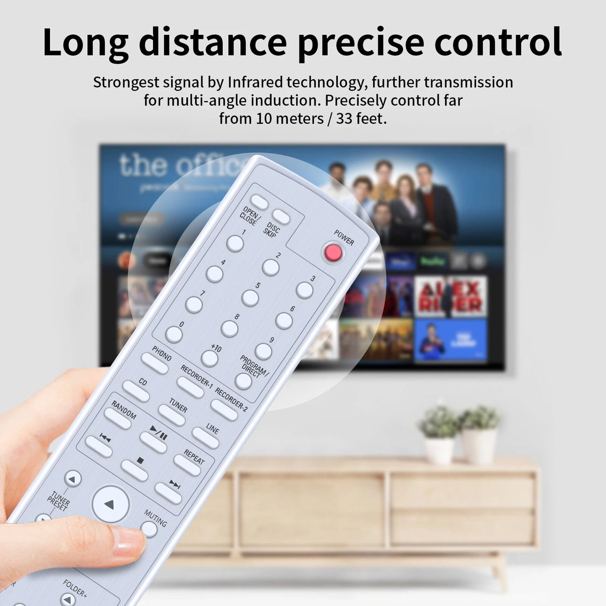 RC-1131 Remote Control For Denon AV Receiver PMA-510AE PMA-710AE PMA510AE