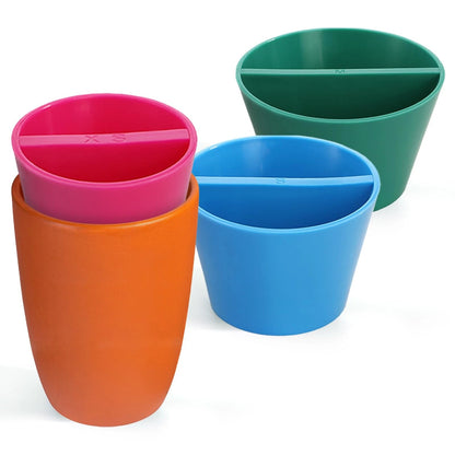 ZENFUN 3 Packs Rim Cone Pottery Tool, 3 Sizes Ceramic blue, pink, green