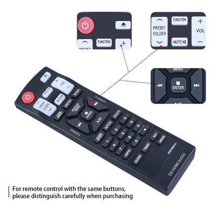 AKB73655751 Remote Control For LG Mini Hi-Fi System CM8340 CM8440 CM4550