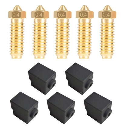 5PCS Nozzles and Silicone Socks for Anycubic Kobra 3/Kobra S1, 3D Printer...