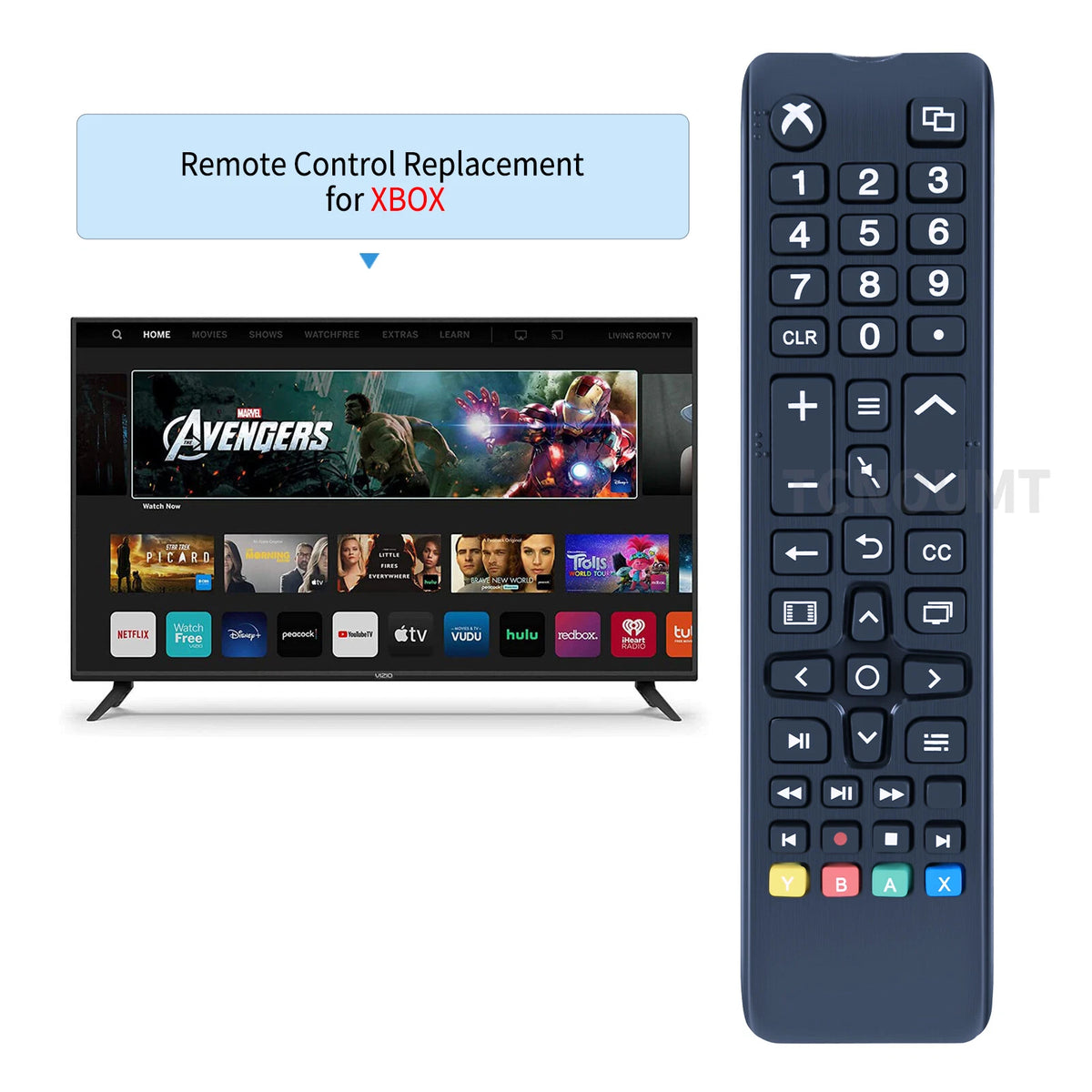 Universal Gaming Media Remote Control For Microsoft Xbox Series X|S Xbox One