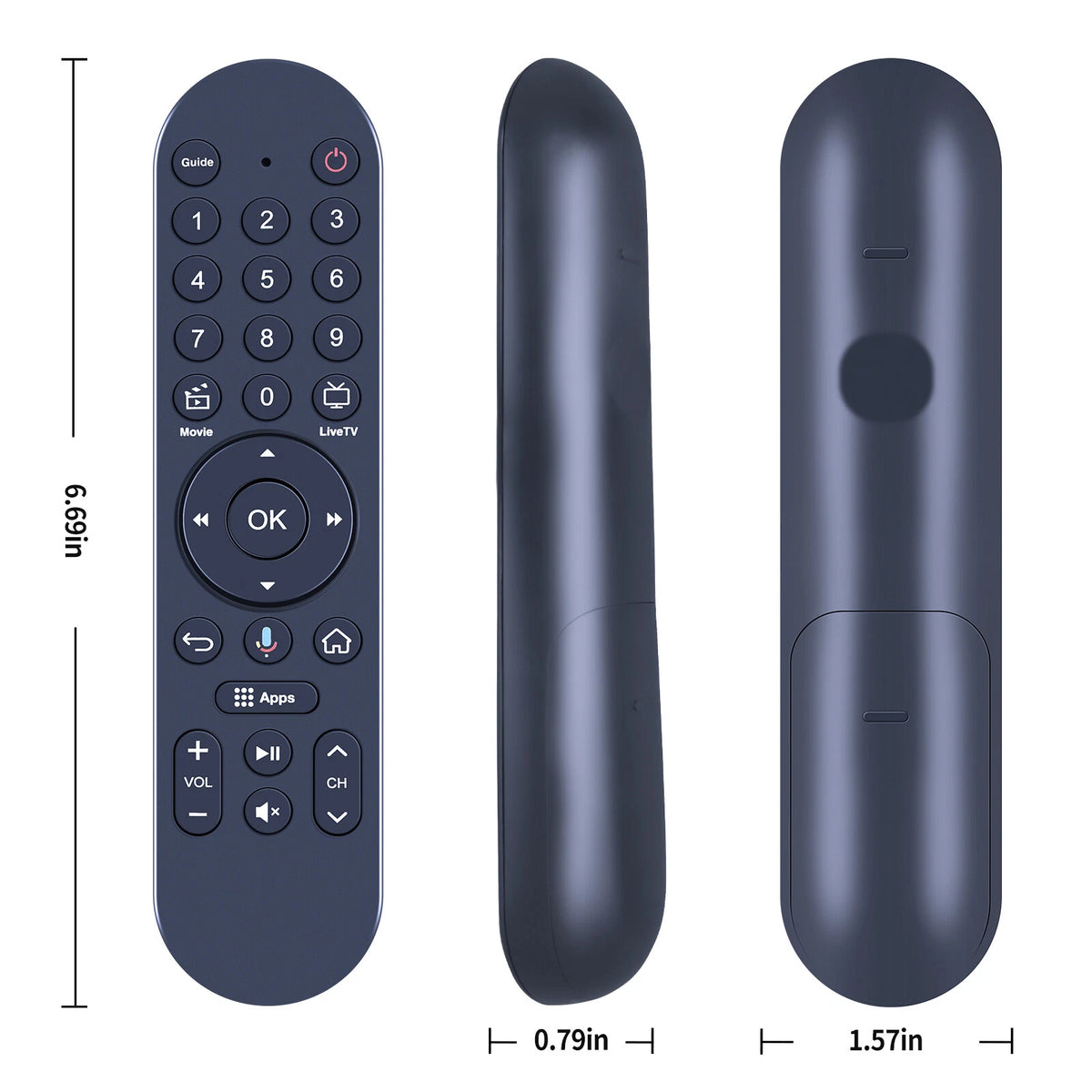 Remote Control For TRUE TV RC4532903/01BR-V04V01
