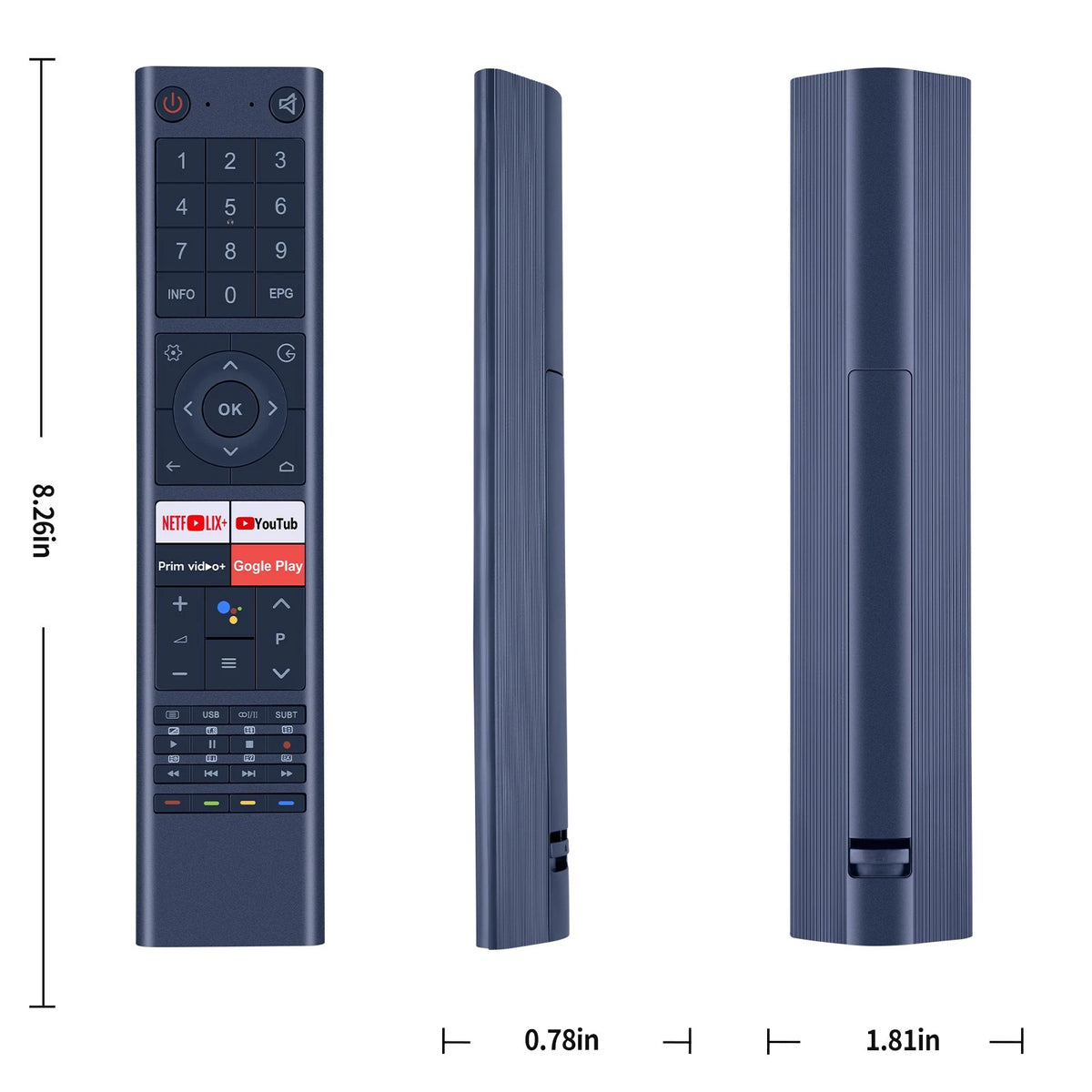 Replacement Remote Control For CHIQ Smart TV U43G7H L32G7H Without Voice
