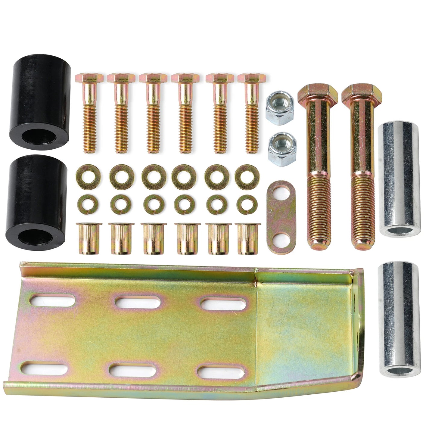 For Peterbilt 379 Upper Roller Bracket Kit with Rollers and Hardware