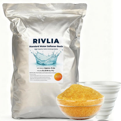 Portable RV Water Softener Resin Refill (9 Lbs) Food Safe