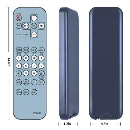 Replacement Remote Control For Furrion DV7200 RV Stereo Entertainment System