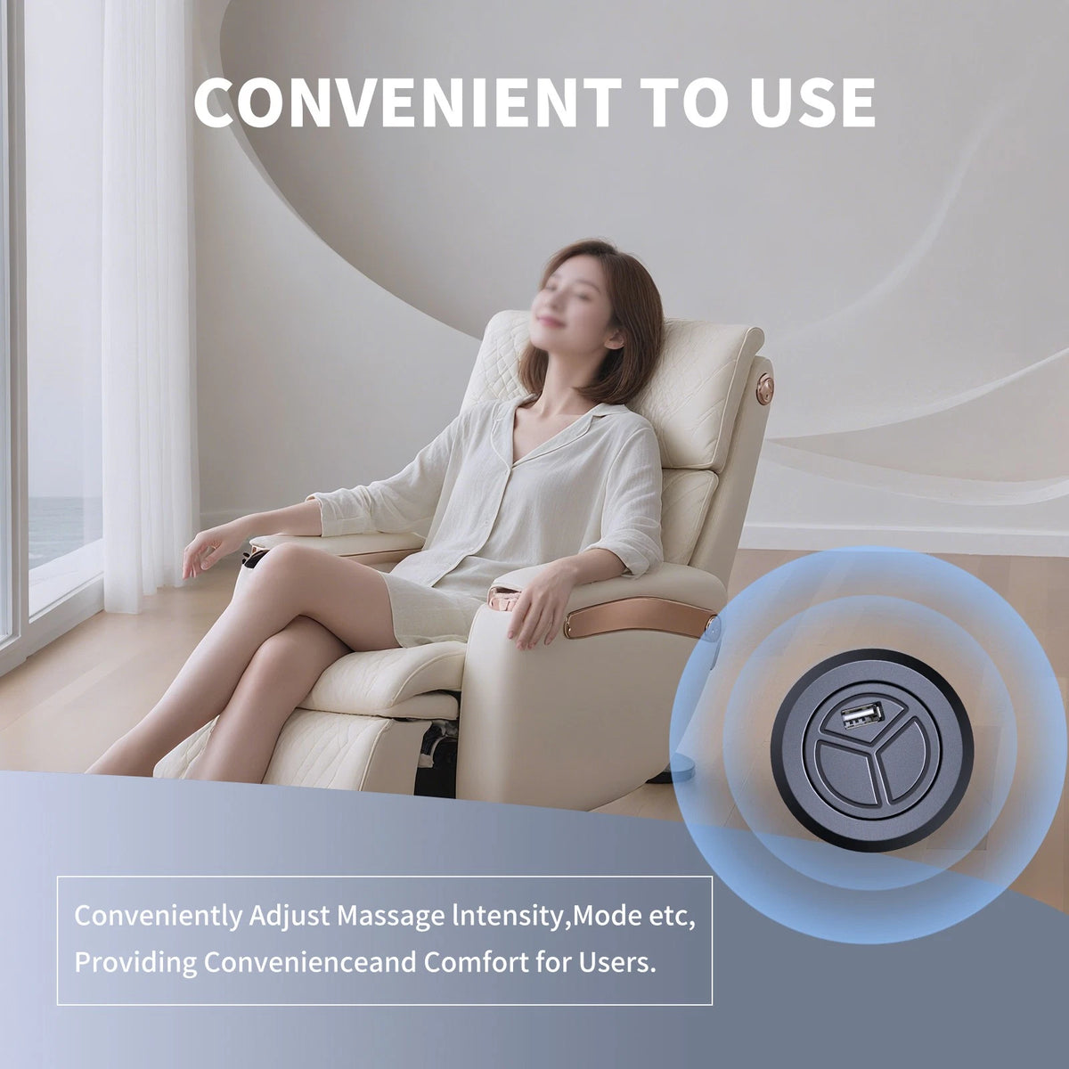 Power Recliner Lift Chair for Emomo 2 Button 5 Pin Switch Hand Control RemoP20