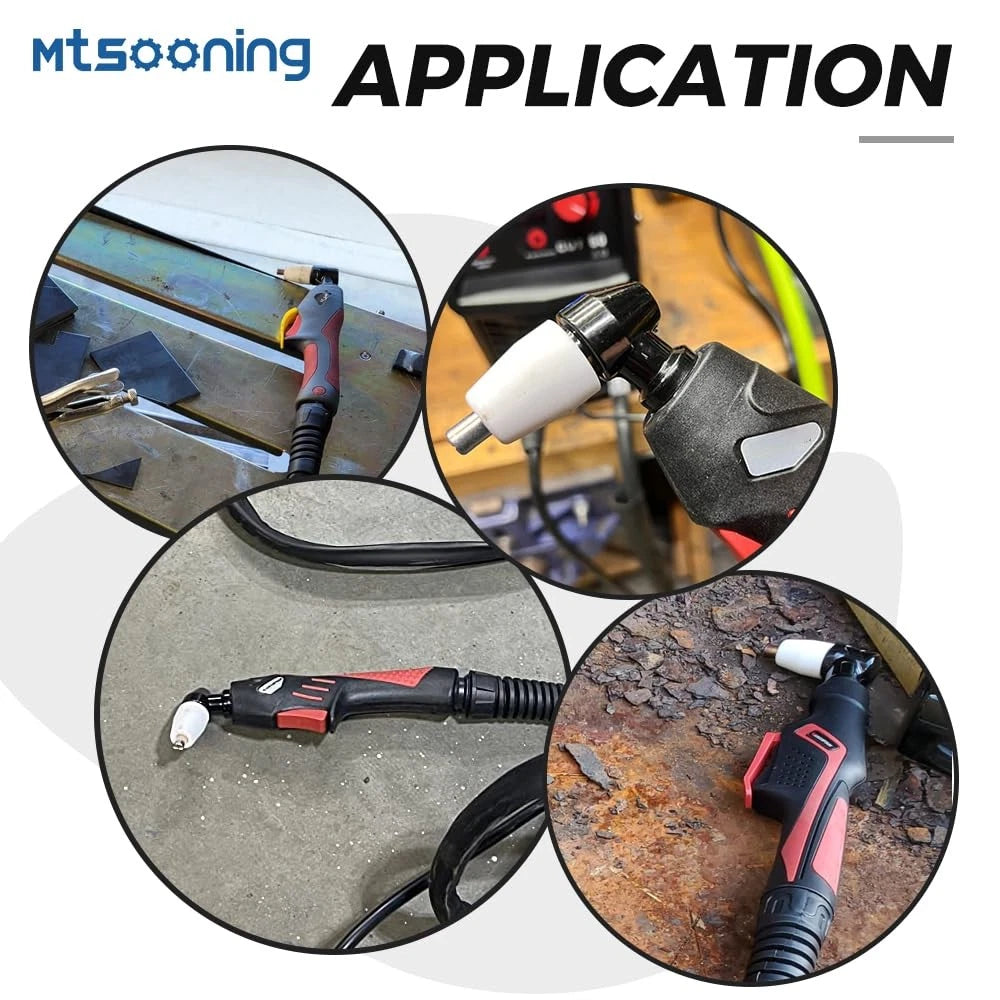 Mtsooning P-80 Plasma Cutting Torch Consumables, 47 PCS 80Amp 0.059" & 1.5mm...