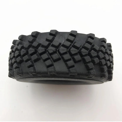 4Pack 1/16 RC Car Rubber Tires Tyres for WPL B-14 B16 B36 B24 Military Truck D