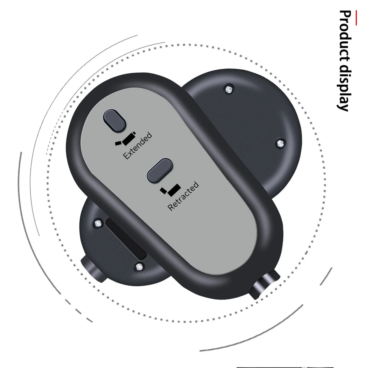 2 Button Remote Electric Recliner Manual Control Controller 5 Pin Straight Plug
