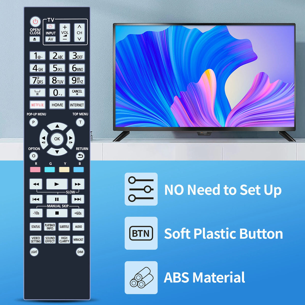 N2QAYA000130 For Panasonic Player Remote Control DMP-UB900