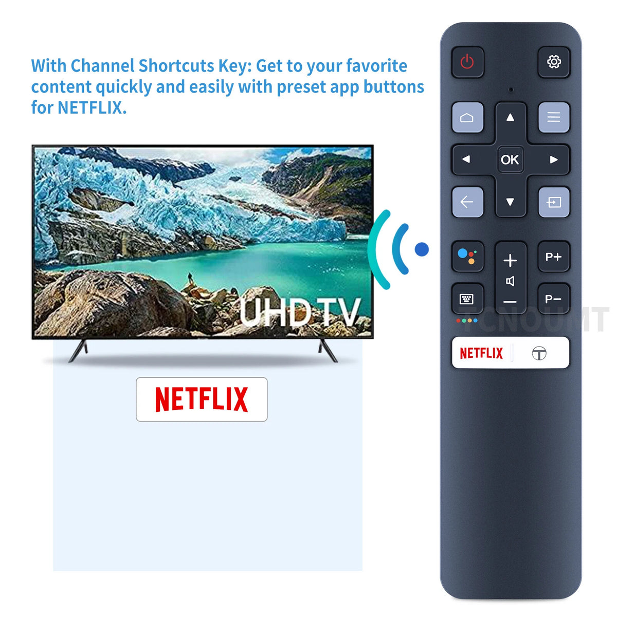 RC802V FUR6 RC802V FUR7 Voice Remote Control For TCL TV 40S6500 43P715 50P715
