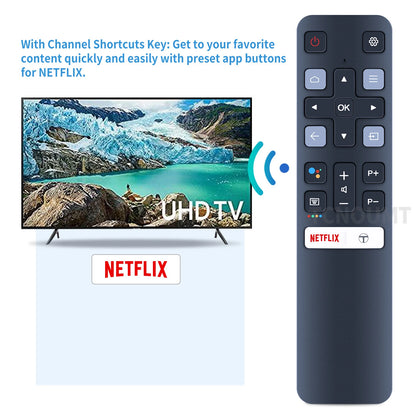 RC802V FUR6 RC802V FUR7 Voice Remote Control For TCL TV 40S6500 43P715 50P715