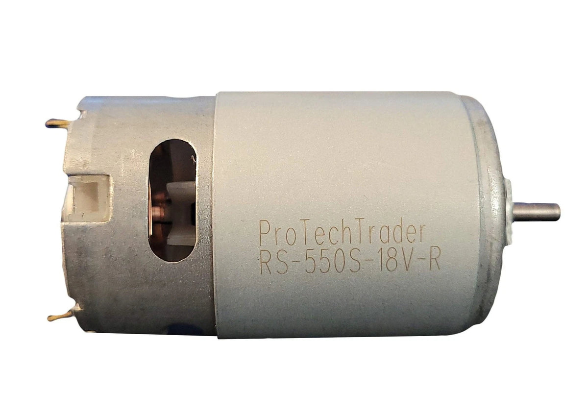 RS-550s 18v (12v - 20 Volts) DC Motor Round Shaft - High Power & 550 Series