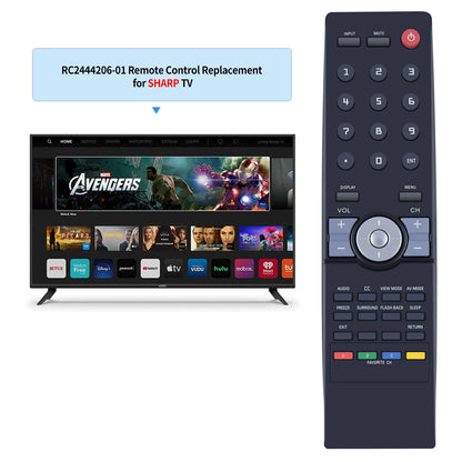 RC2444206/01 Remote Control For Sharp TV LC-32SB28 LC-47SB57 LC-42SB48UT