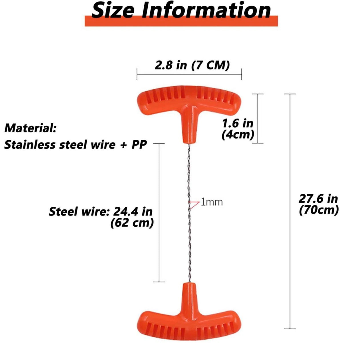 Lightweight Wire Saw With PP Handles For Hiking Backpacking Camping Outdoor Gear