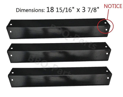 Hongso Grill Parts for Chargriller 5050, PS Heat Plates & Cast lron Grates
