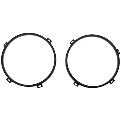 2Pcs Round Headlight Mount Bracket Rings Kits For Jeep Wrangler JK 2007-2017