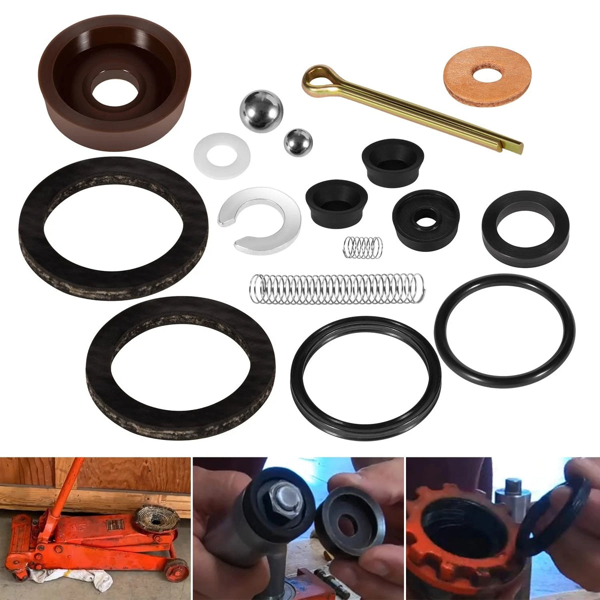Seal Replacement Repair Rebuild Kit for Floor Jack Hein Werner WS Multicolor