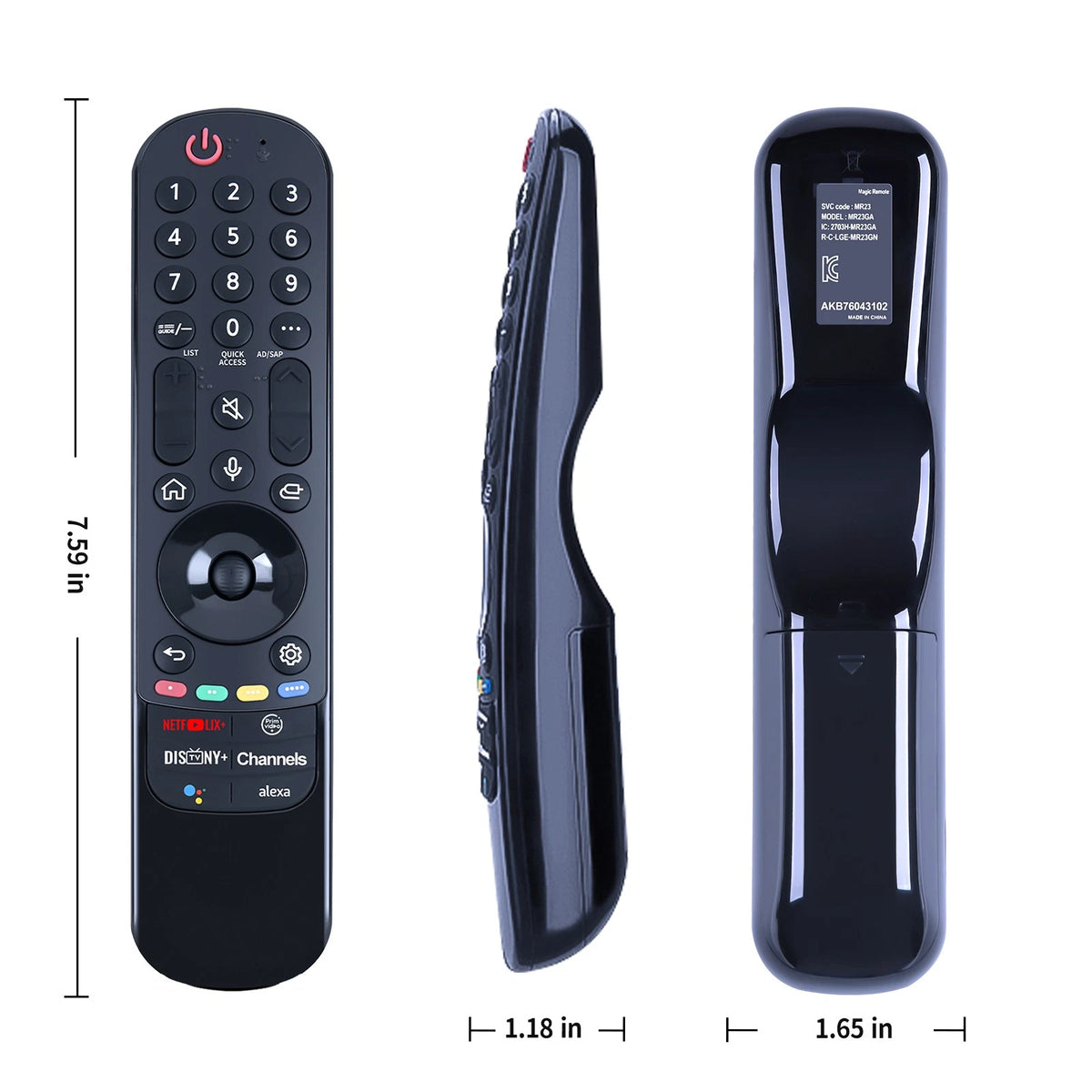 AKB76039902 MR22GA Remote Control For LG TV 55UQ9000PUD 70UQ7590PUB 75NANO80AQA