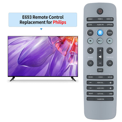 Replacement Remote Control For Philips Fidelio Soundbar E6 E6/12 E6/93