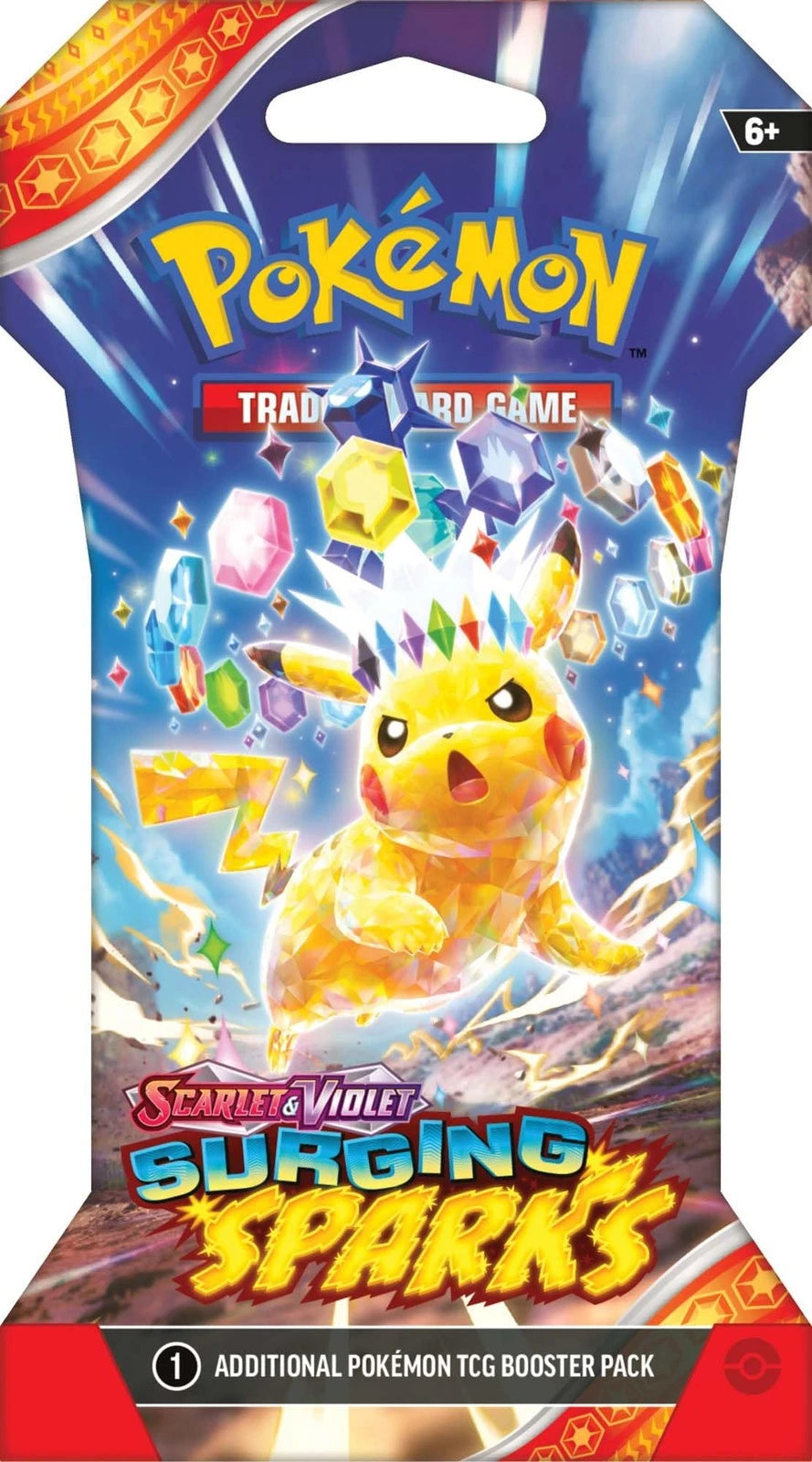 Pokemon TCG Surging Spark – Single Booster Pack – Art 9 x 7 x 0.1 inches