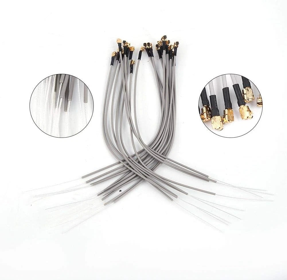 2.4G Receiver Antenna, 150mm IPEX Interface Compatible for FrSky (20 Black