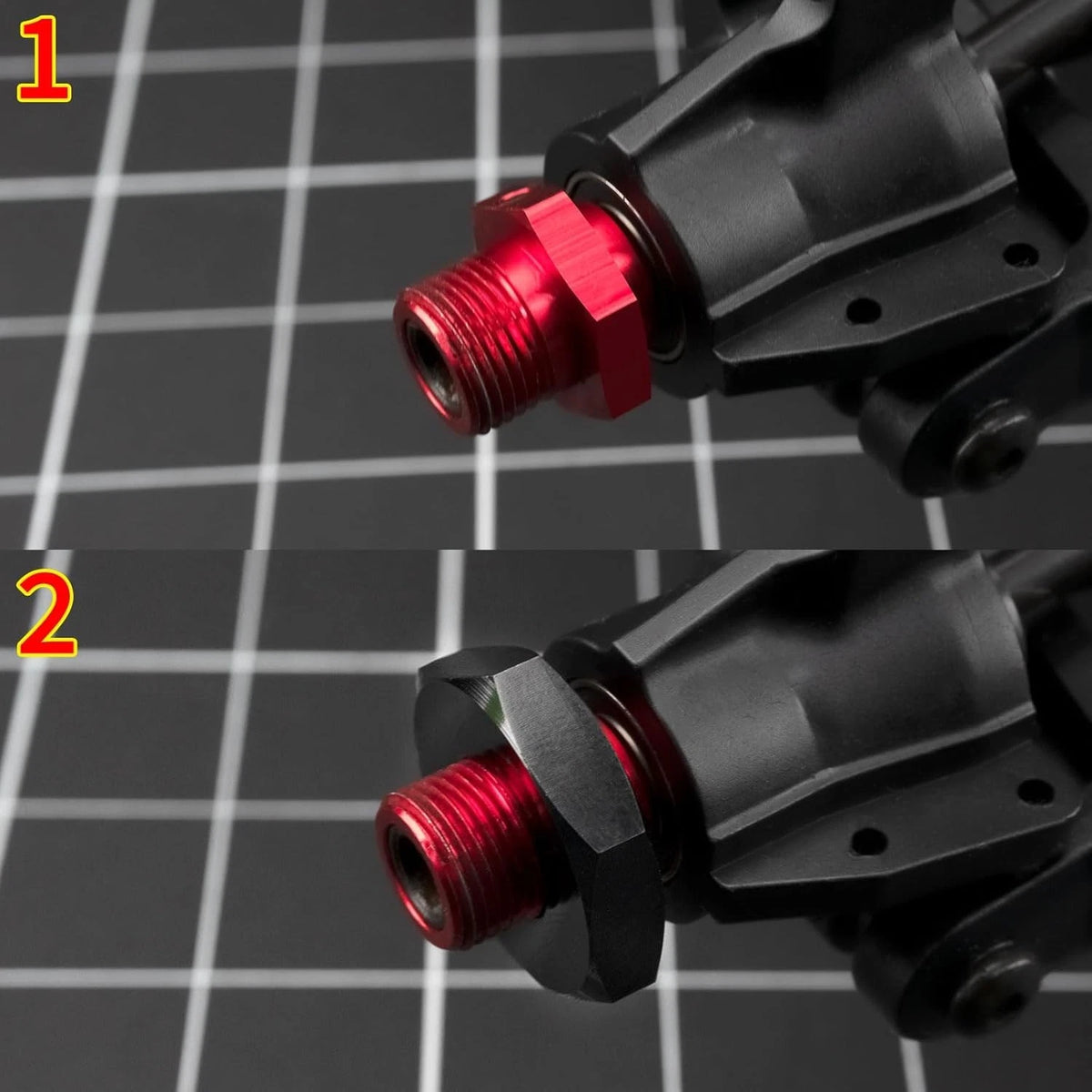 17mm to 24mm Wheel Hex Hubs Adapter for 1/8 Arrma Kraton 6s BLX EXB RC Truck...