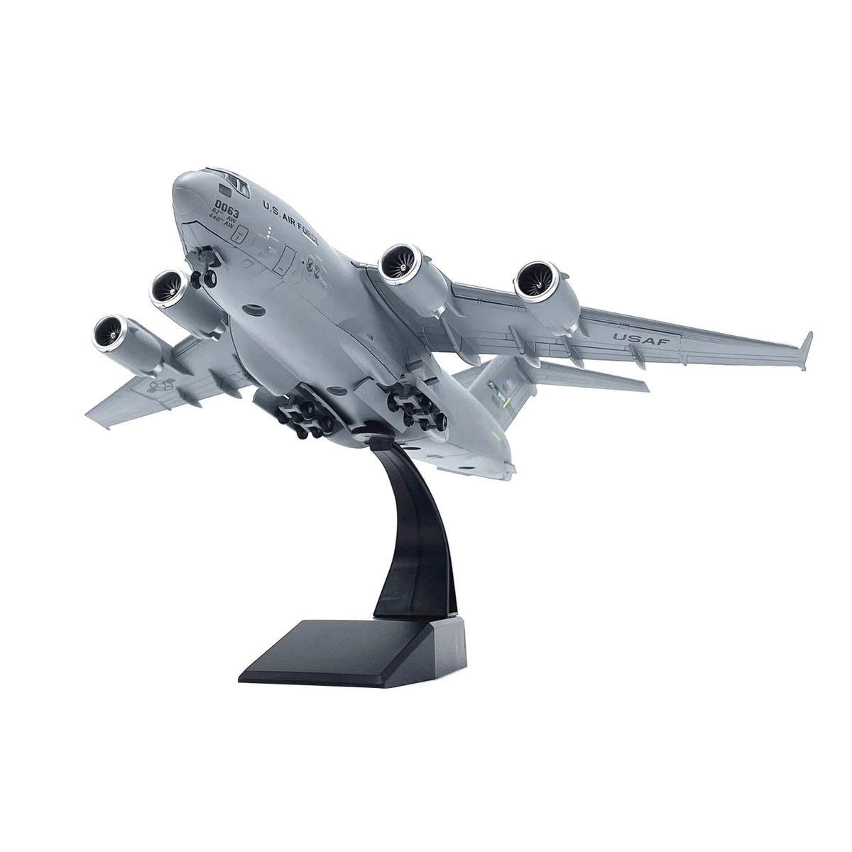 1/200 Scale Alloy C-17 Model For US Air Force Globemaster III Transport Plane