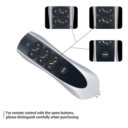 For Okin 7 Button 7 Pin Lift Chair Recliner Remote Handset with USB / Bluelight
