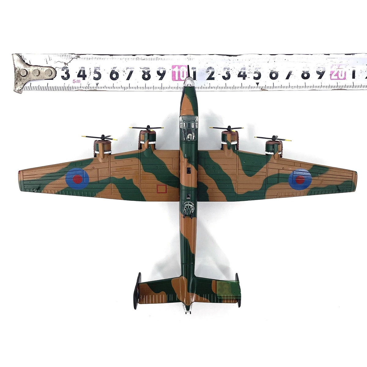 16cm 1/144 WWII For Handley Page Halifax B.Mk III Bomber Model Static Display