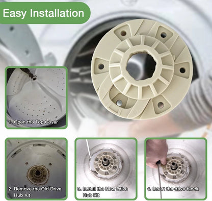 Upgrade W10528947 W10396887 Washer Basket Driven Hub Kit 1 pcs + 6 screw