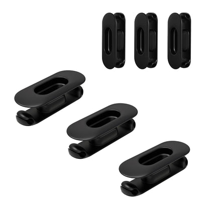 Baskiss 6 Pack Cord Organizer for Kitchen Appliances - Upgraded Oval, Black