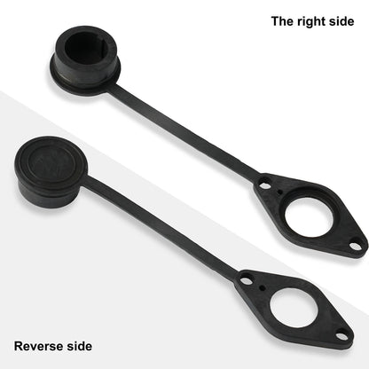 Truck Electric Winches Remote Control Socket Rubber Dust Cover Cap Mount Kit