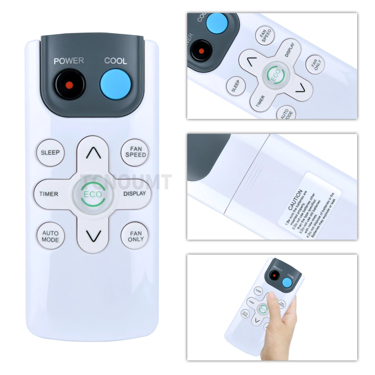 Remote Control For DELLA/ROVSUN/hykolity/Antarctic Star/Window Air Conditioner